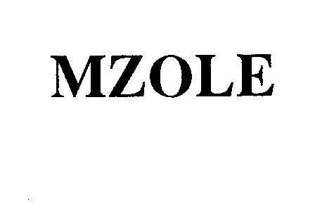 Mẫu nhãn hiệu MZOLE