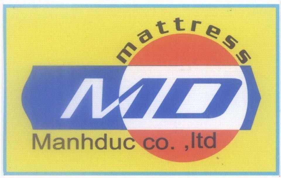 Mẫu nhãn hiệu MD mattress Manhduc co., ltd