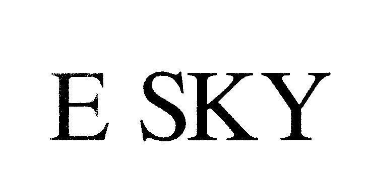 Mẫu nhãn hiệu E SKY