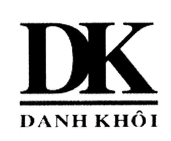 Mẫu nhãn hiệu DK DANH KHÔI