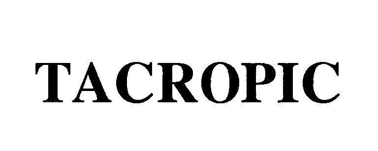 Mẫu nhãn hiệu TACROPIC