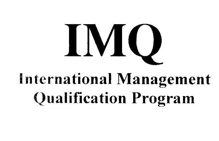 Mẫu nhãn hiệu IMQ International Management Qualification Program