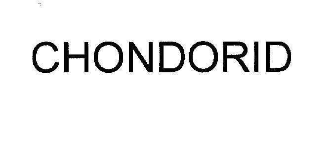 Mẫu nhãn hiệu CHONDORID
