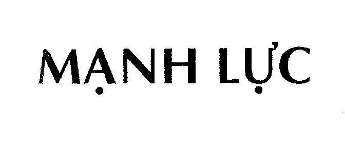 Mẫu nhãn hiệu Mạnh Lực