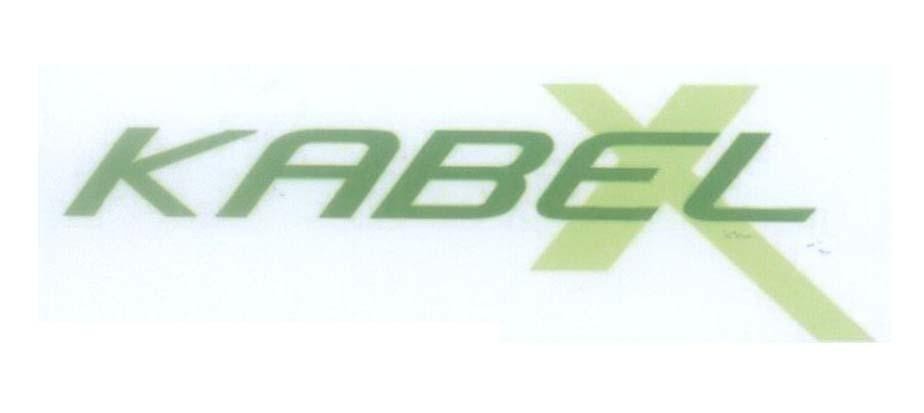 Mẫu nhãn hiệu KABEL X