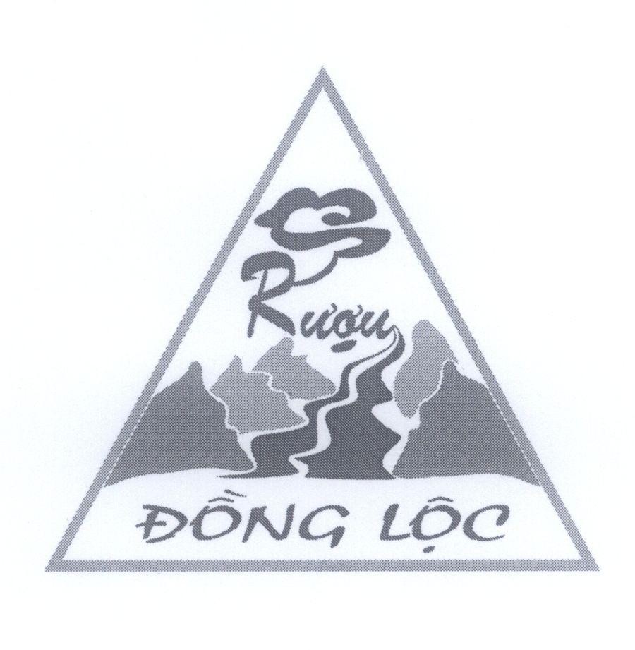 Mẫu nhãn hiệu Rượu Đồng Lộc
