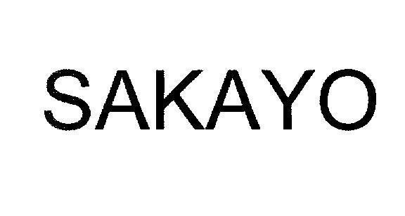 Mẫu nhãn hiệu SAKAYO