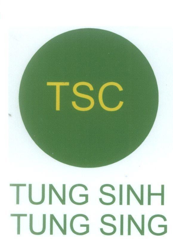 Mẫu nhãn hiệu TSC TUNG SINH TUNG SING
