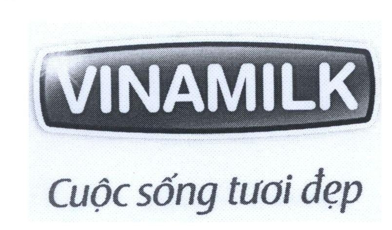 Mẫu nhãn hiệu VINAMILK Cuộc sống tươi đẹp