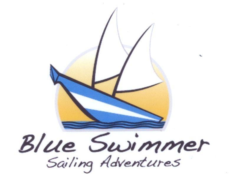 Mẫu nhãn hiệu Blue Swimmer Sailing Adventures