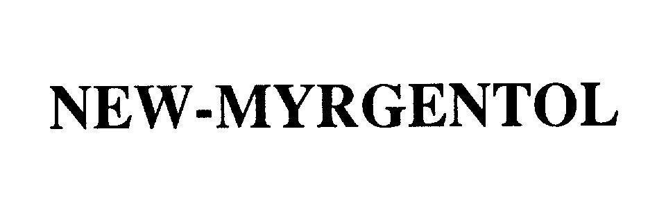 Mẫu nhãn hiệu NEW-MYRGENTOL