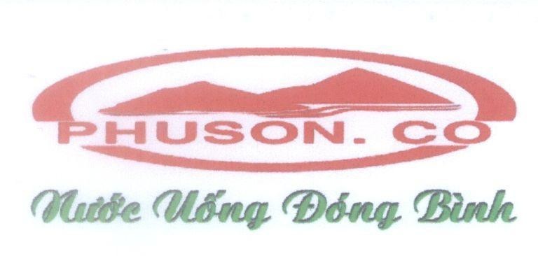 Mẫu nhãn hiệu PHUSON CO Nước Uống Đóng Bình