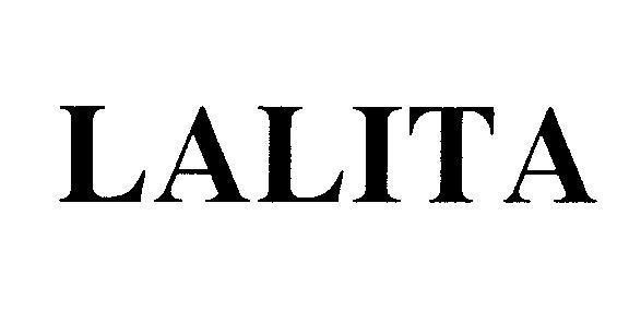 Mẫu nhãn hiệu LALITA