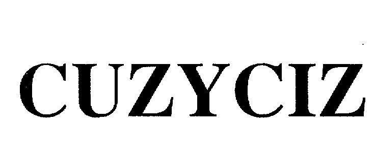 Mẫu nhãn hiệu CUZYCIZ