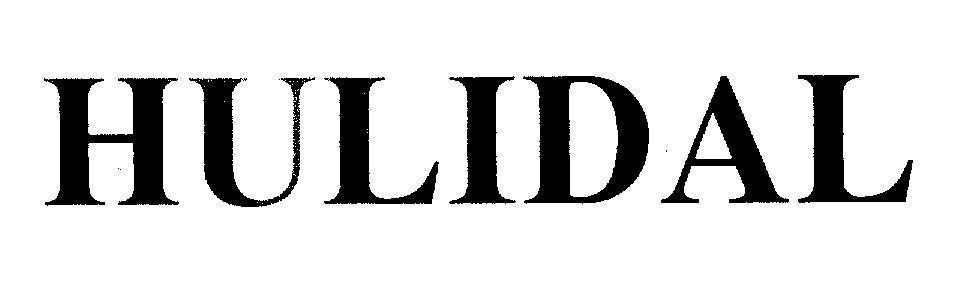 Mẫu nhãn hiệu HULIDAL