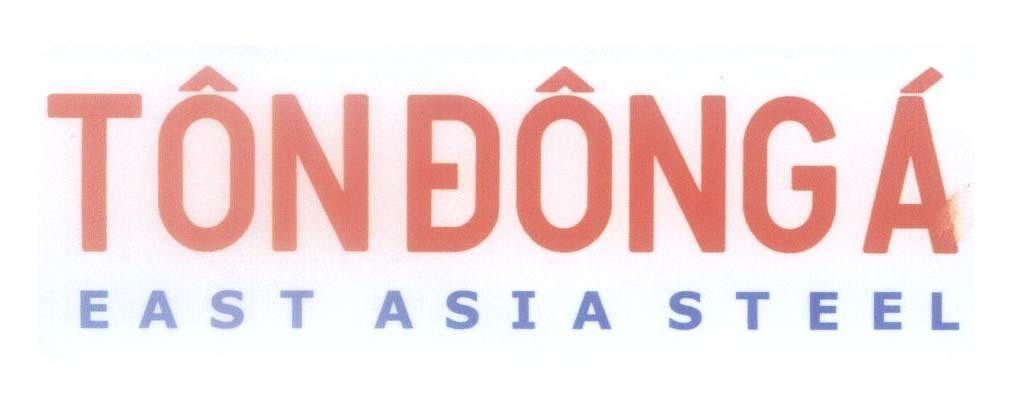 Mẫu nhãn hiệu Tôn Đông á EAST ASIA STEEL