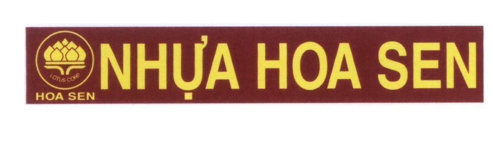 Mẫu nhãn hiệu Nhựa Hoa Sen Lotus Corp Hoa Sen