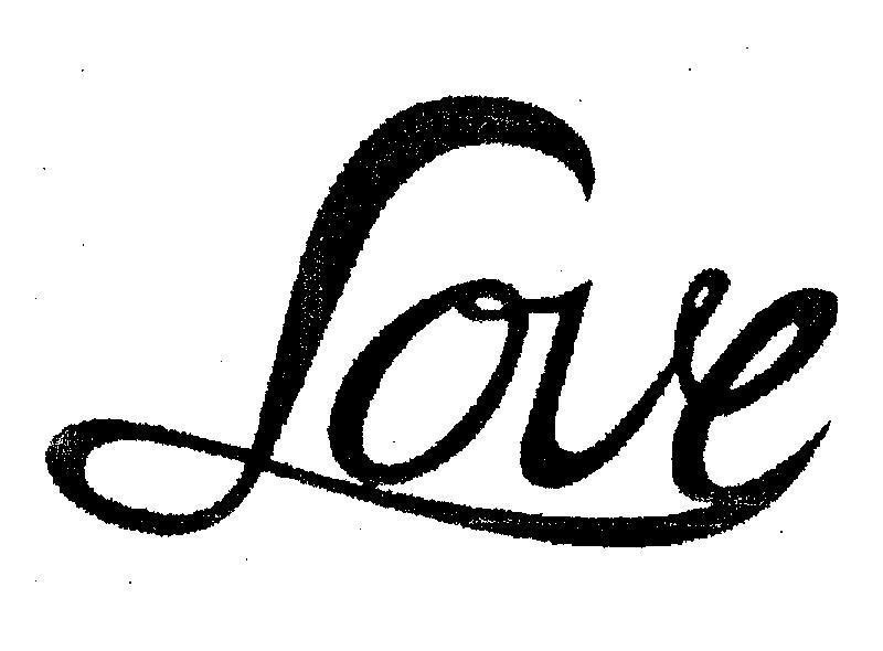 Mẫu nhãn hiệu Love
