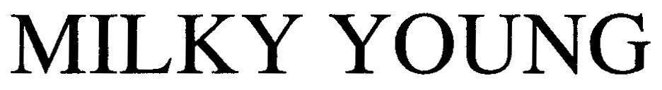 Mẫu nhãn hiệu MILKY YOUNG