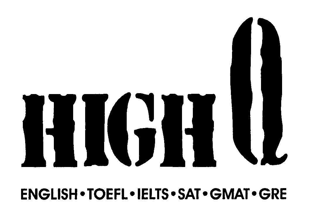 Mẫu nhãn hiệu HIGH Q ENGLISH - TOEFL - IELTS - SAT - GMAT - GRE