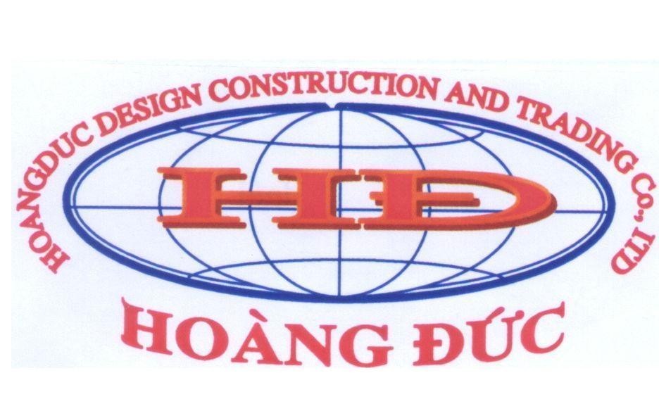 Mẫu nhãn hiệu HĐ HOANGDUC DESIGN CONSTRUCTION AND TRADING Co., LTD Hoàng Đức