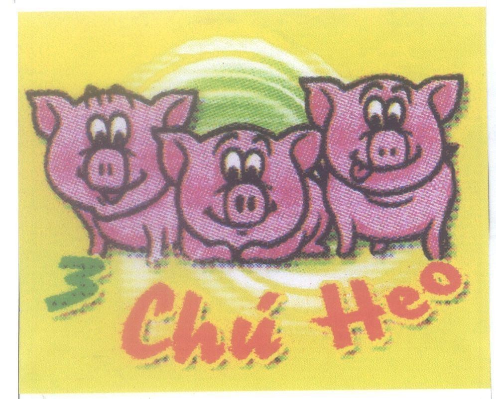 Mẫu nhãn hiệu 3 Chú Heo