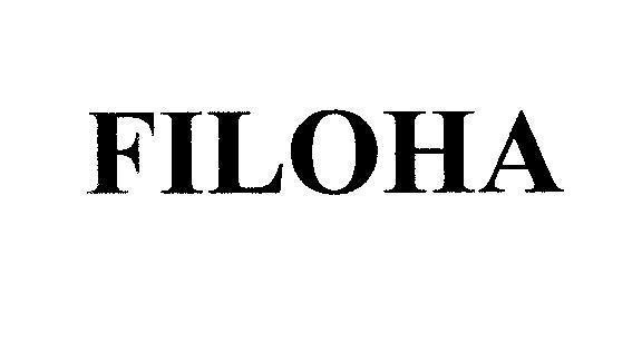Mẫu nhãn hiệu FILOHA