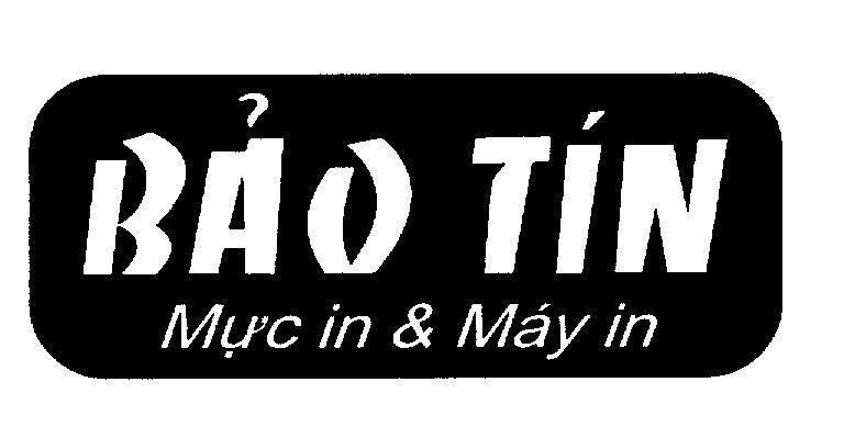 Mẫu nhãn hiệu Bảo Tín mực in & máy in