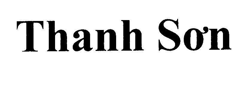 Mẫu nhãn hiệu Thanh Sơn