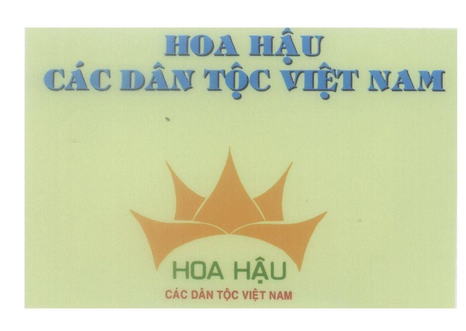 Mẫu nhãn hiệu Hoa Hậu Các Dân Tộc Việt Nam