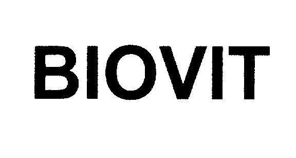 Mẫu nhãn hiệu BIOVIT