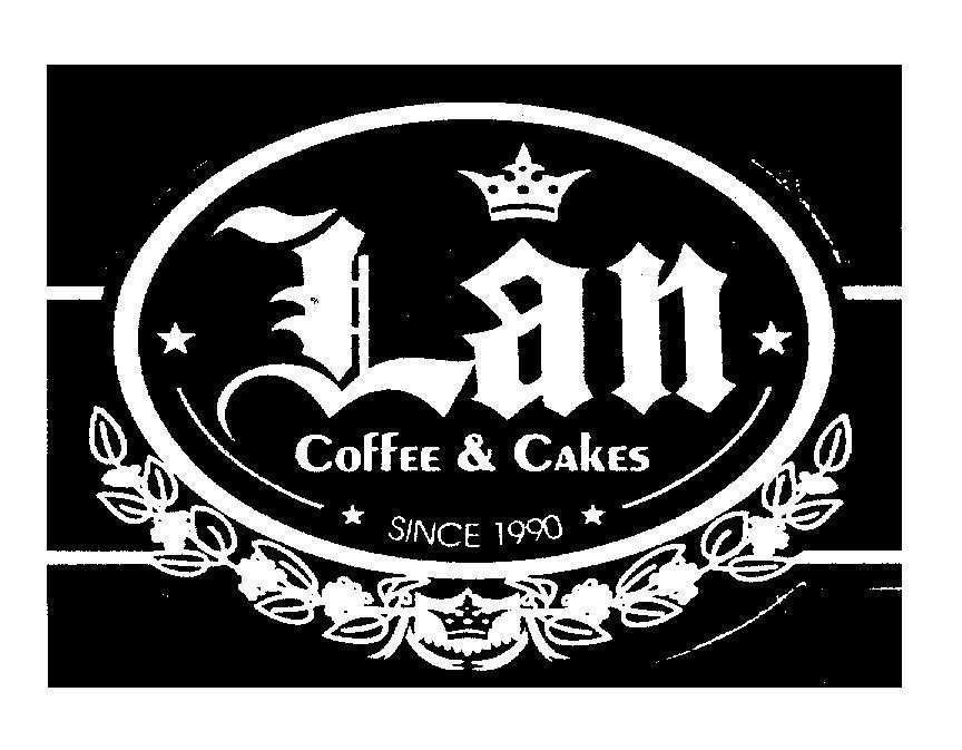 Mẫu nhãn hiệu Lân Coffee & Cakes SINCE 1990