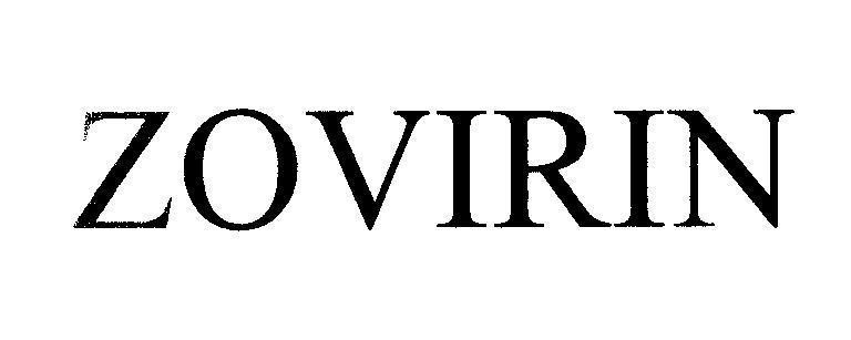 Mẫu nhãn hiệu ZOVIRIN