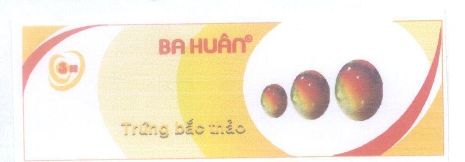 Mẫu nhãn hiệu 3H BA HUÂN Trứng bắc thảo