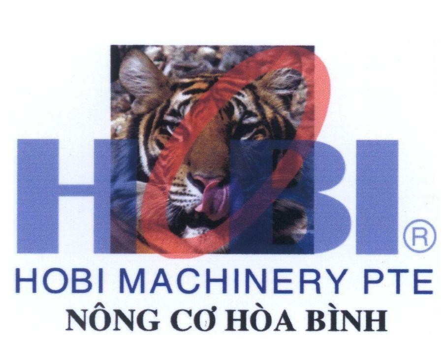 Mẫu nhãn hiệu HOBI MACHINERY PTE Nông Cơ Hoà Bình