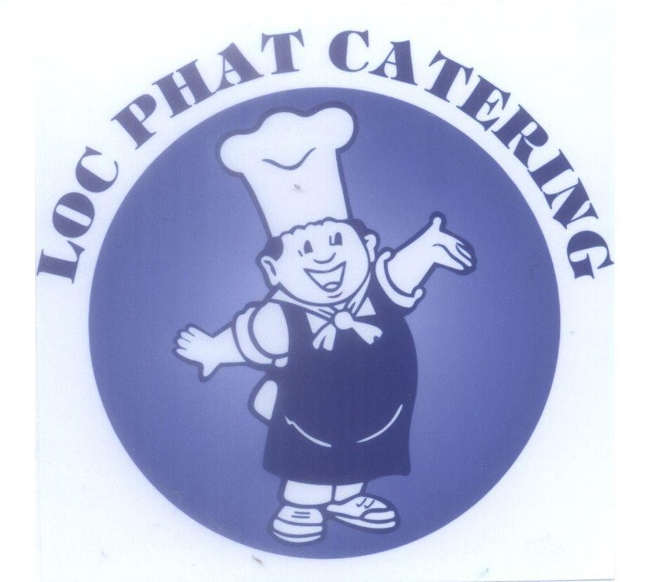 Mẫu nhãn hiệu LOC PHAT CATERING