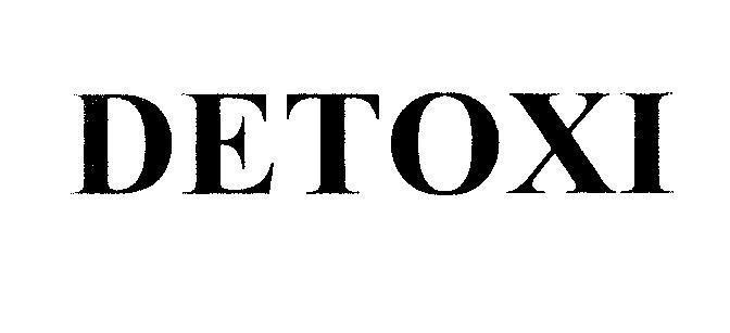 Mẫu nhãn hiệu DETOXI
