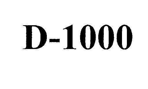 Mẫu nhãn hiệu D-1000