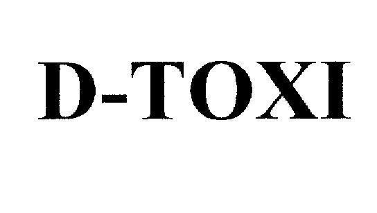 Mẫu nhãn hiệu D-TOXI