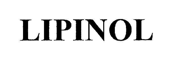 Mẫu nhãn hiệu LIPINOL