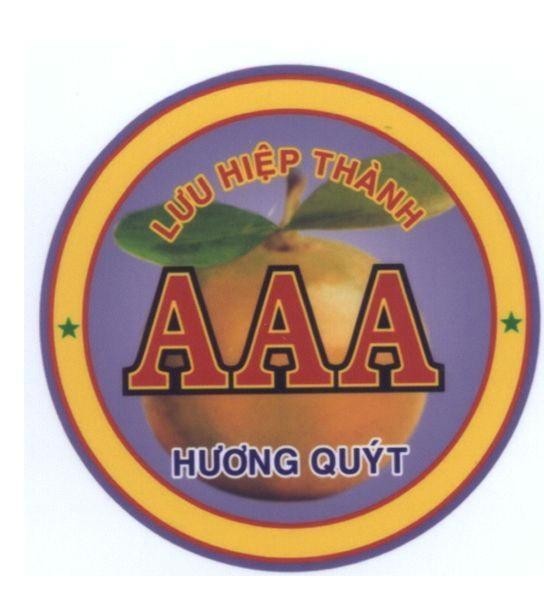Mẫu nhãn hiệu Lưu Hiệp Thành AAA Hương Quýt