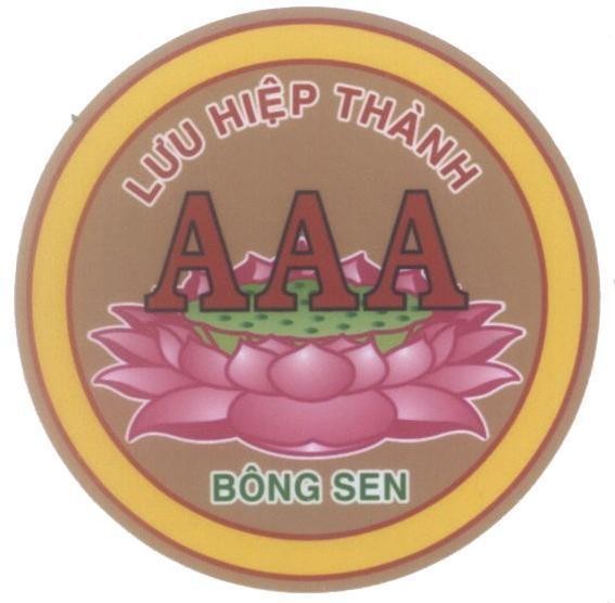 Mẫu nhãn hiệu Lưu Hiệp Thành AAA Bông Sen