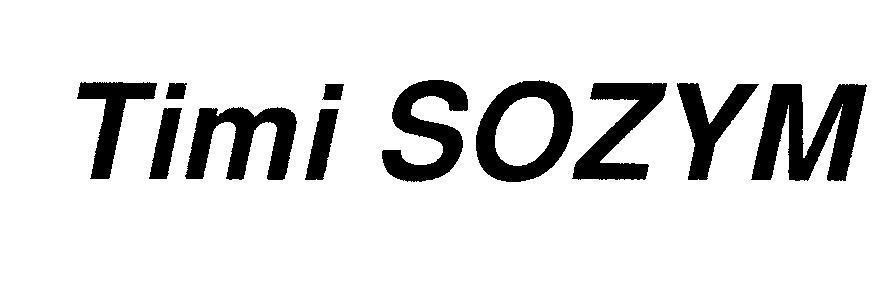 Mẫu nhãn hiệu Timi SOZYM