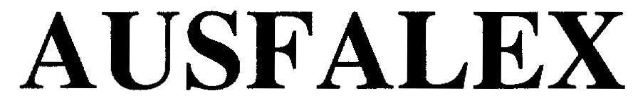 Mẫu nhãn hiệu AUSFALEX