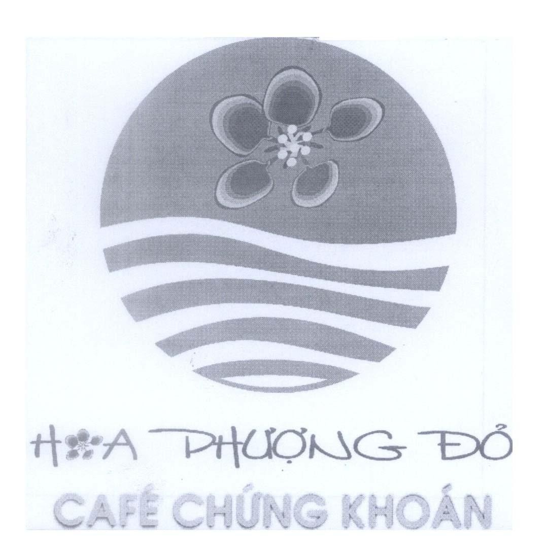 Mẫu nhãn hiệu Hoa Phượng Đỏ Café Chứng Khoán