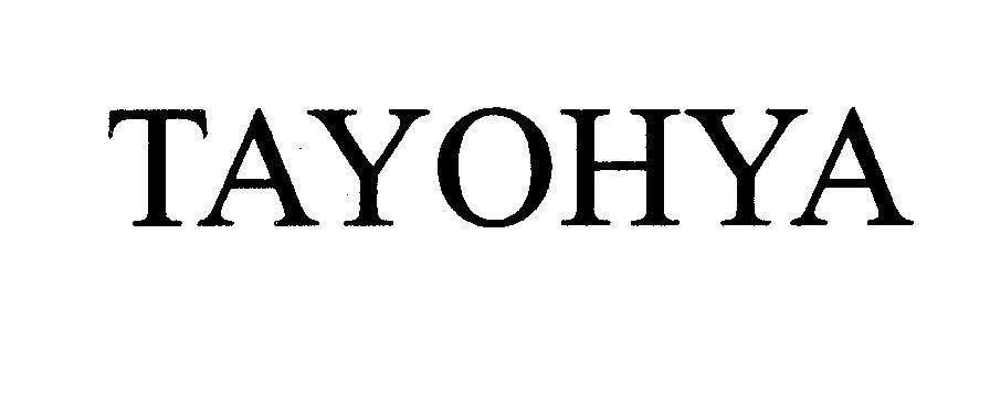 Mẫu nhãn hiệu TAYOHYA