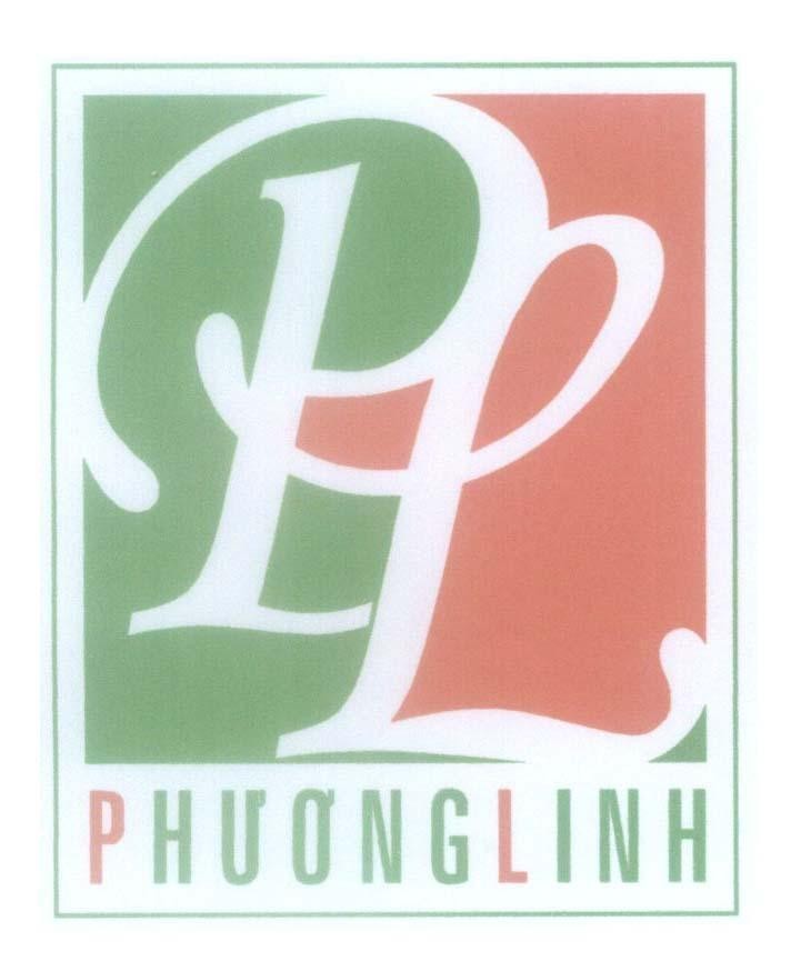 Mẫu nhãn hiệu PL P L Phương Linh