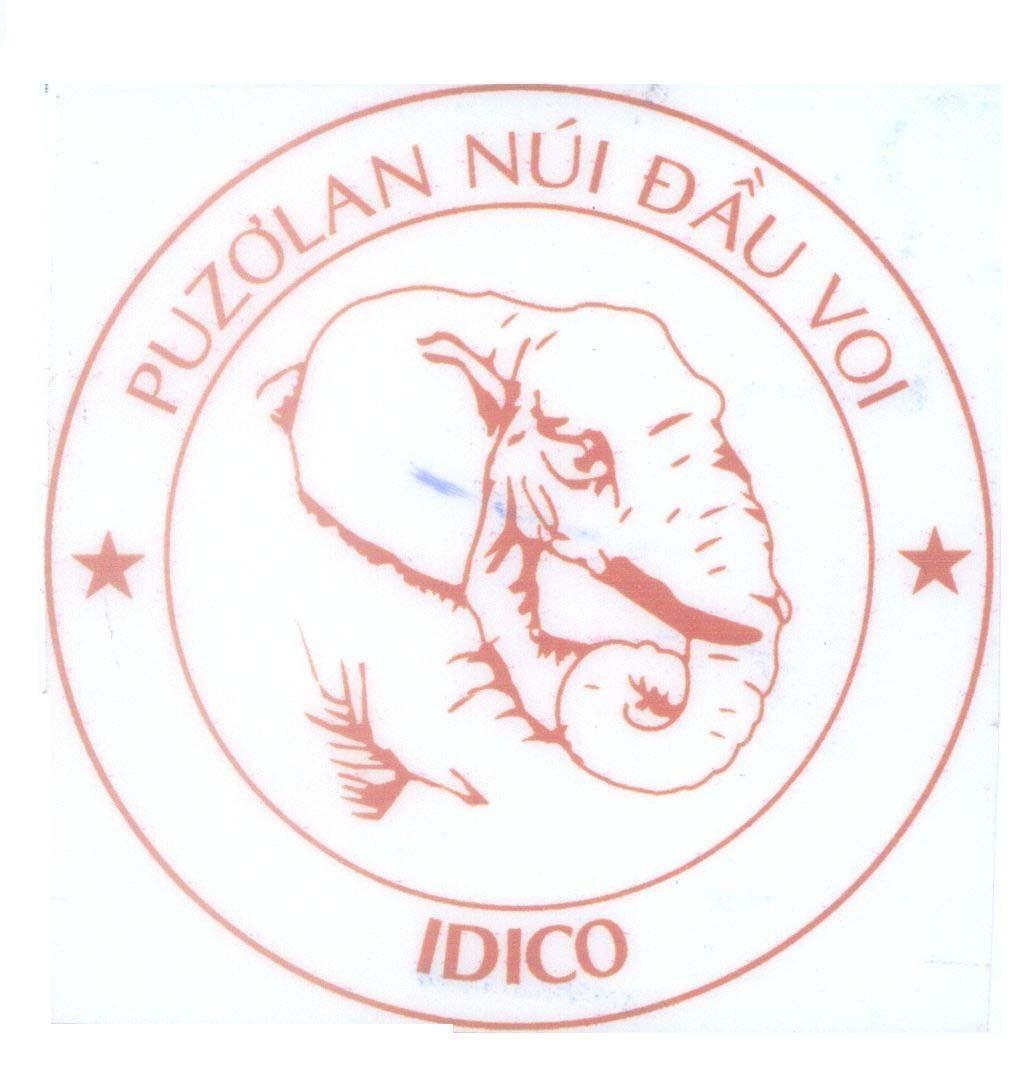 Mẫu nhãn hiệu PUZƠLAN Núi Đầu Voi IDICO