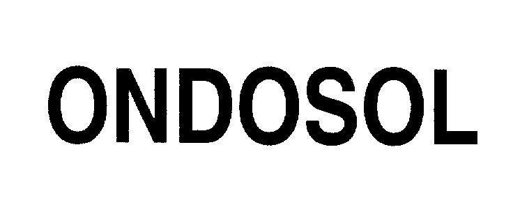 Mẫu nhãn hiệu ONDOSOL
