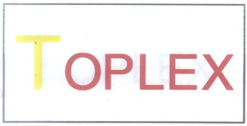 Mẫu nhãn hiệu TOPLEX